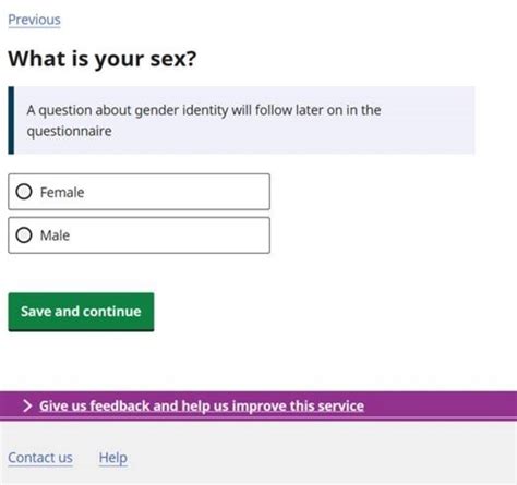 Methodology For Decision Making On The 2021 Census Sex Question Concept