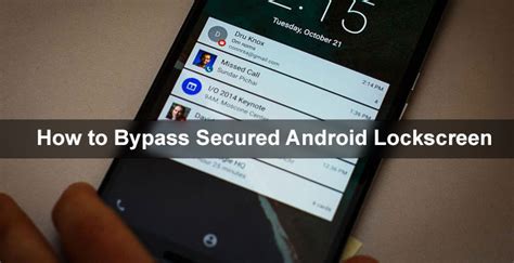 How To Bypass Secured Lock Screen On Android Droidviews