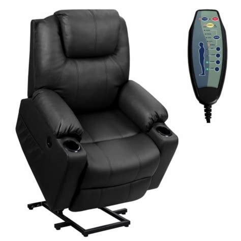 Costway Electric Recliner Chair Massage Sofa Leather W Usb Charge Port Brownblack Brown 1