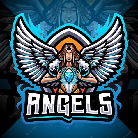 Premium Vector Angels Esport Mascot Logo Design