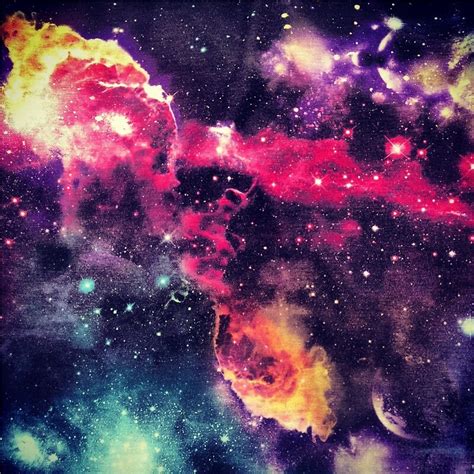 Galaxy Print Hipster 1 By Bitsnake Redbubble