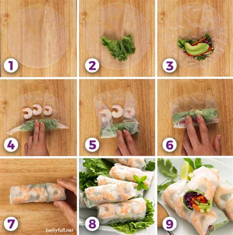 Fresh Spring Rolls With Peanut Sauce Belly Full