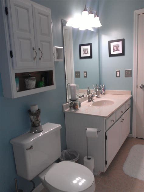 Coastal Theme Diy Bathroom Reno Bathroom Renos Diy Bathroom