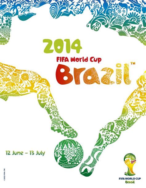 brazil 2014 unveils official world cup poster