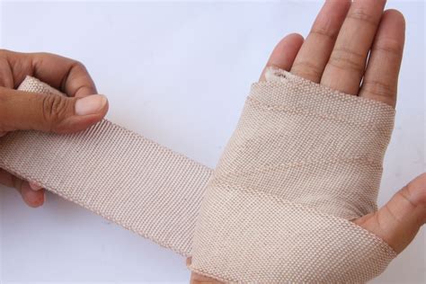 How To Wrap A Sprained Wrist And Hand