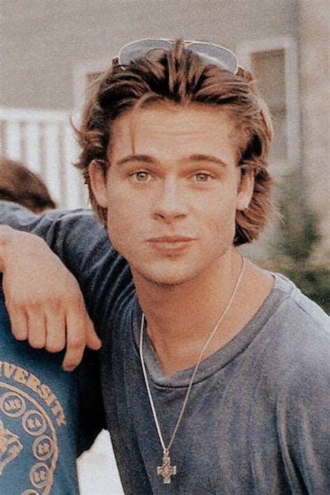 Young Brad Pitt 🍌 Brad Pitt Brad Pitt Young Brad