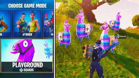 Sadly, this new fortnite update does require an extended downtime period, so expect the game to be offline for. NEW "Playground" MODE GAMEPLAY V4.5 UPDATE! - NEW Fortnite ...