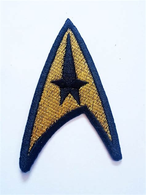 Items Similar To Gold Star Trek Insignia Patch Badge 2x3 On Etsy