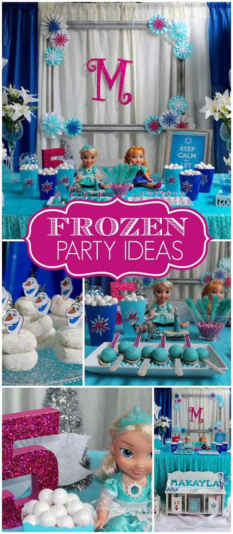 This Frozen Party Is Truly Magical See More Party Ideas At