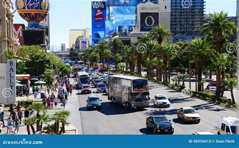 Time Lapse Of The Las Vegas Strip Day Stock Video Video Of People