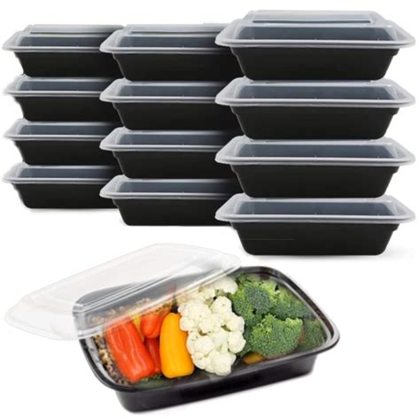 Premium Small Meal Prep Containers 50 Pack Mini Microwave Freezer Safe