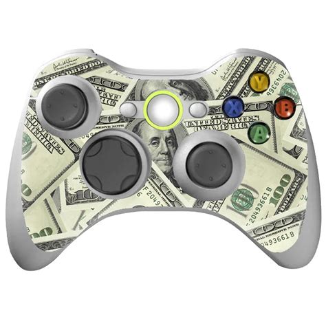 2pcs For Xbox 360 And Xbox 360 Slim Decal Controller Vinyl Skins For