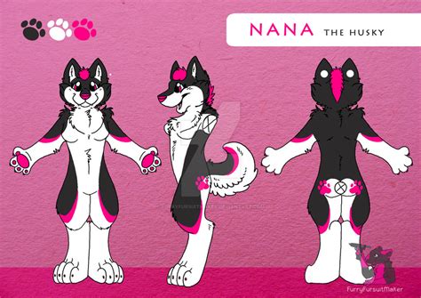 Nana The Husky Reference Sheet By Furryfursuitmaker On Deviantart