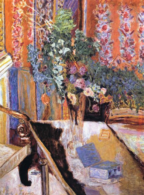 Interior With Flowers Pierre Bonnard Wikiart Org