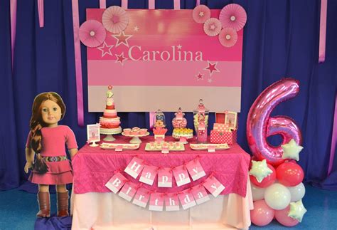 American Girl Birthday Party Ideas Photo 1 Of 24 Catch My Party