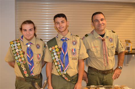 Boy Scouts Receive Highest Rank By Giving Back To Community Through