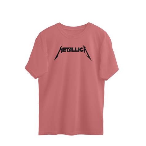 Metallica Oversized T Shirt Light Colours Wittee