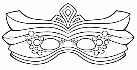 Mask Coloring Page And Book Coloring Home