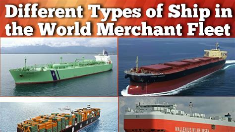 Types Of Ships In Merchant Navy Fleet Youtube