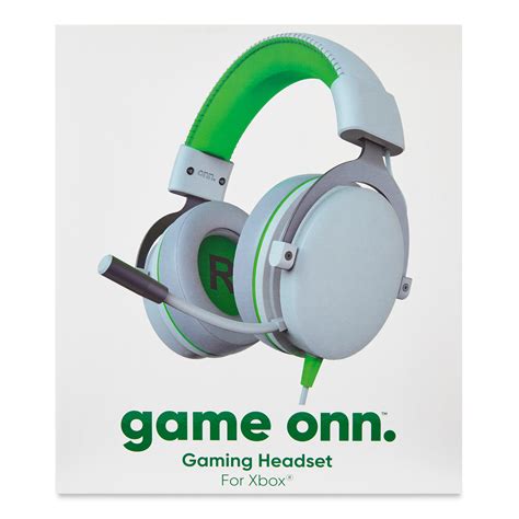 Onn Xbox Wired Video Game Headset With 35mm Connector Flip To Mute