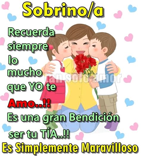 Amor De Tia Para Sobrino Frases Versos De Amor