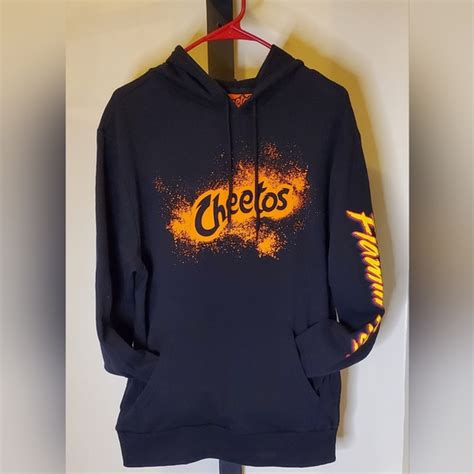 Shirts Cheetos Flamin Hot Adult Unisex Hoodie Size Small Black Poshmark