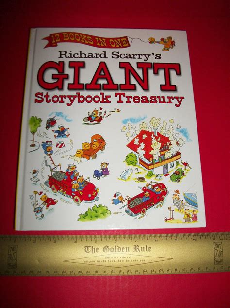Education T Picture Story Book Richard Scarry Giant Storybook
