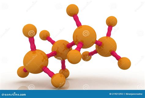 3d Molecular Model Of Butane On White Background Stock Photos Image