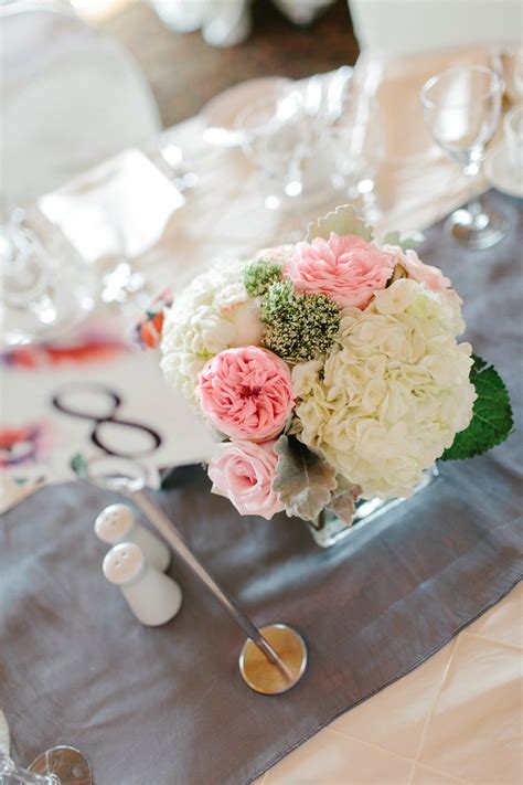 A Simply Elegant Pink And Grey Wedding From Canada