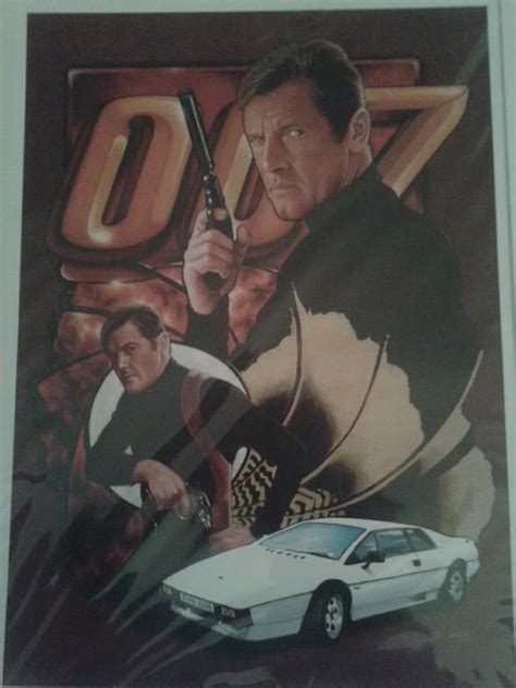 James Bond 007 Roger Moore 007 A3 Print £10 Artwork Prints Prints