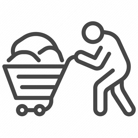 Abandoned Homeless Poor Poverty Shopping Icon Download On Iconfinder