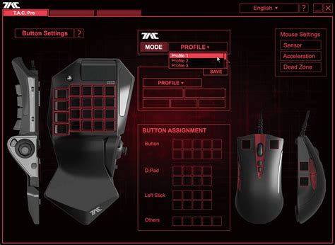 Hori Tactical Assault Commander Pro Gaming Keypad Mouse
