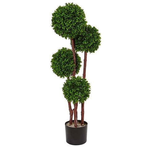 Nearly Natural Indooroutdoor Boxwood Topiary Artificial Tree Uv