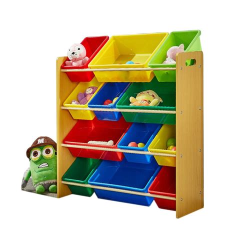 Levede Kids Toy Box Bookshelf Organiser Display Shelf Storage Rack