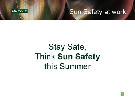 Toolbox Talk Sun Safety Health Risks In Construction