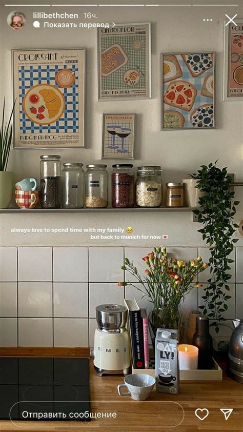 The Kitchen Counter Is Covered With Jars And Cups Candles And Flowers