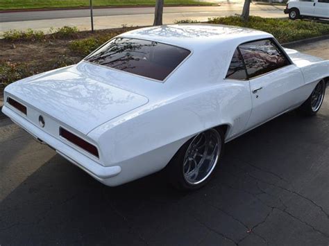 1969 White Camaro Pro Touring Coupe Classic Cars For Sale