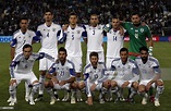Israel's national football team pose before the EURO 2016 qualifying ...