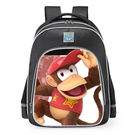 Super Smash Bros Ultimate Diddy Kong School Backpack Shirt Chic