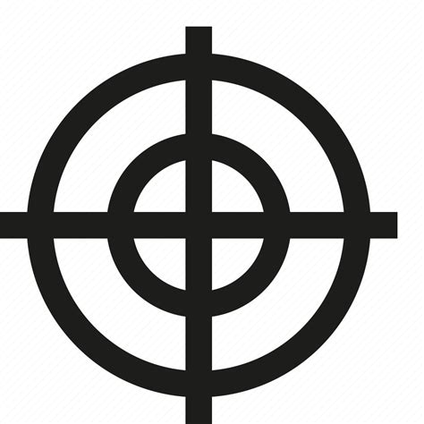 Pointer Crosshair Icon Download On Iconfinder
