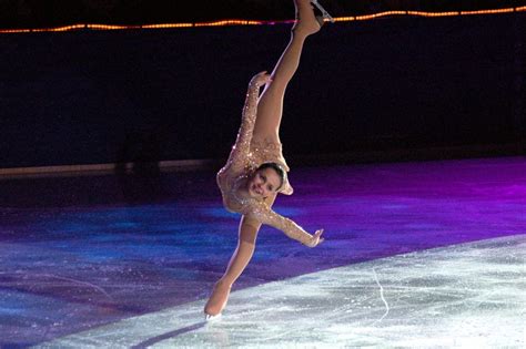 Sasha Cohen In A Signature Spiral During Her Skating Days Cohen Was