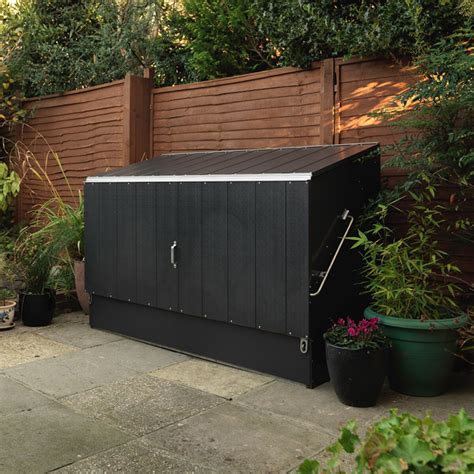 Trimetals Protect A Cycle Metal Shed Anthracite Robert Dyas Garden