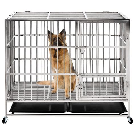 Stainless Steel Kennel And Crate For Large Dogs Heavy Duty Stainless