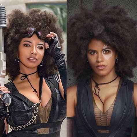 Domino Cosplay From Deadpool 2 Done By Uniquesora R Marvel
