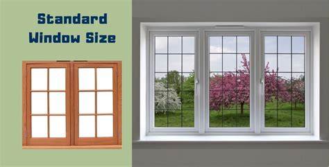 Standard Window Sizes