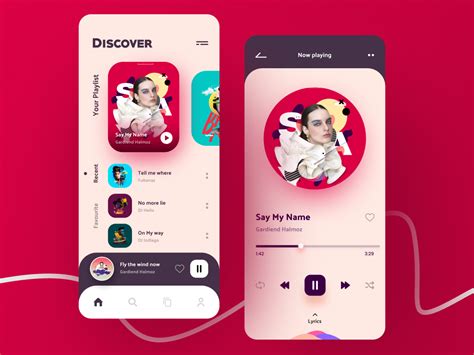 Music Player App Ui Design Concept Search By Muzli
