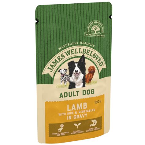 James Wellbeloved Adult Lamb With Rice And Vegetable Pouch 150g Pet