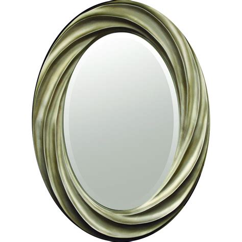 A And A Art Gallery Swirl Frame Decorative Oval Mirror