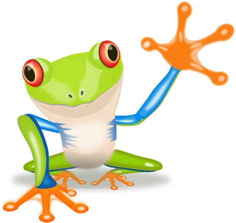 Waving Frog Clip Art At Vector Clip Art Online