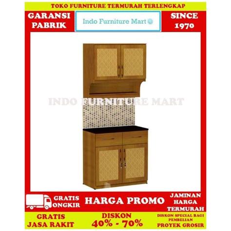 Jual Kitchen Set Lemari Dapur Set Bawah Big Panel Ldb 521 2 Pintu Di